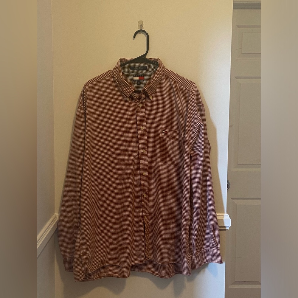 Tommy Hilfiger Long Sleeve Button Down Size XXL